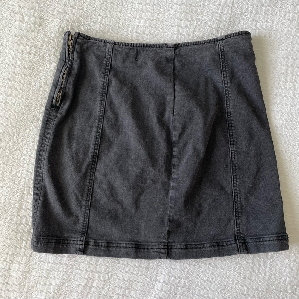 PacSun Faded Black Wash Mini Skirt
